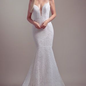 Hayley Paige Wedding Dress 1904 Finch in Ivory/Cashmere